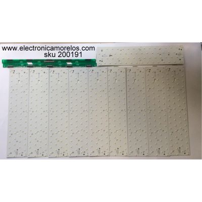 KIT DE LED PARA TV / LG LC470DUS (SC)(M3) / 47-6637L-0005A VER.0.3 / NT47910030A / LATHT470RALZB / LATHT470RALZB VER 6.0 / 3PDAA10002A-R / MODELO XVT3D474SV